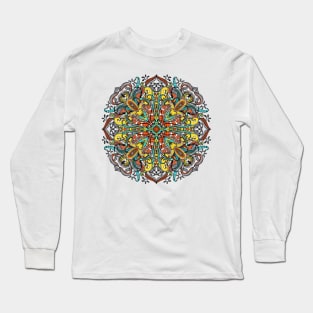 Ornamental Circle Long Sleeve T-Shirt